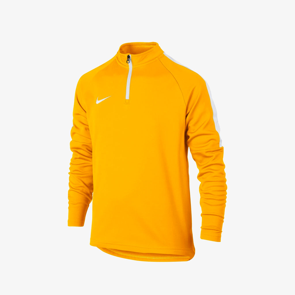 Youth Academy Long Sleeve Soccer Drill Top - Orange/ White