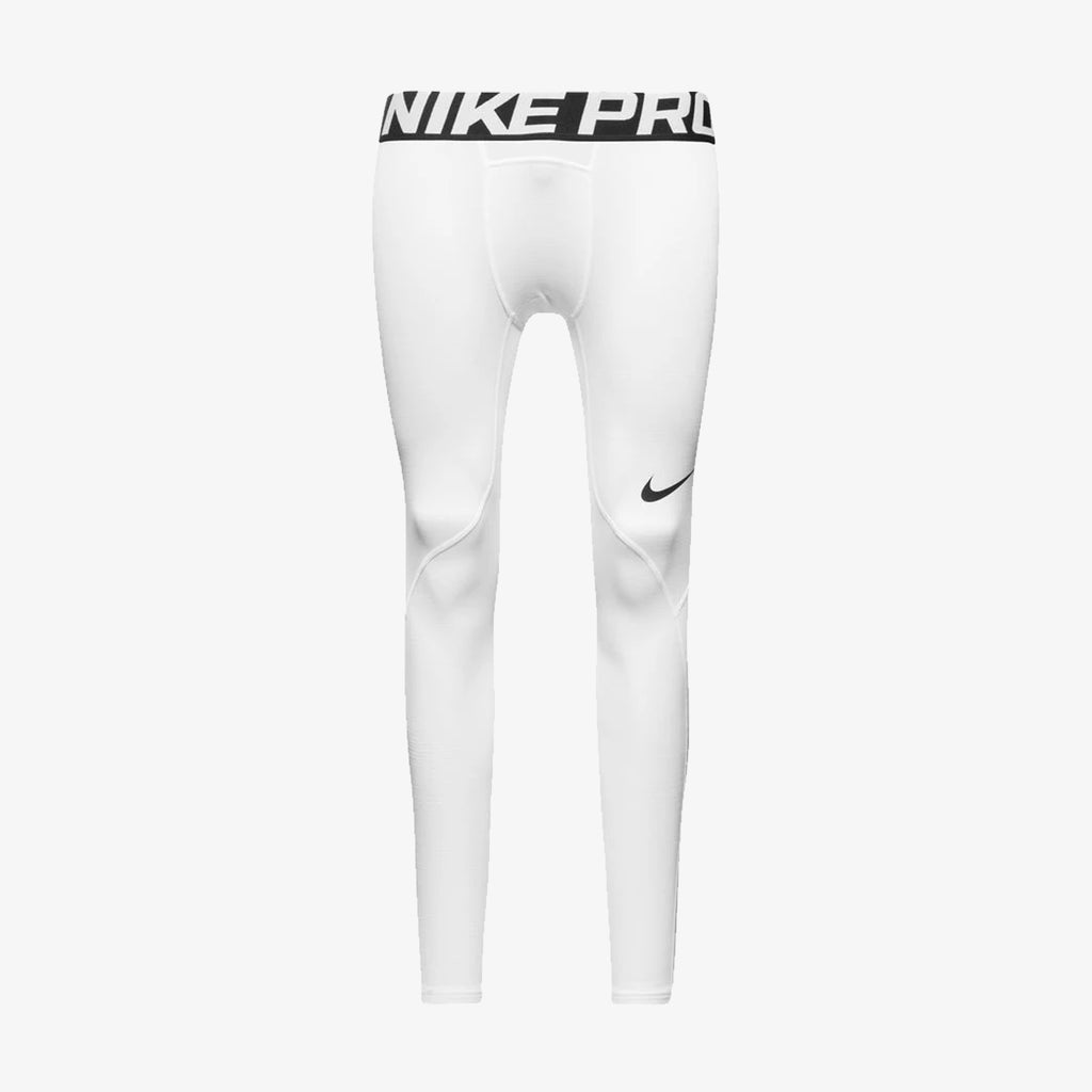 Nike Pro Youth Warm Tights - White - 856124-100-NIKE by Nike | Available at Niky's Sports