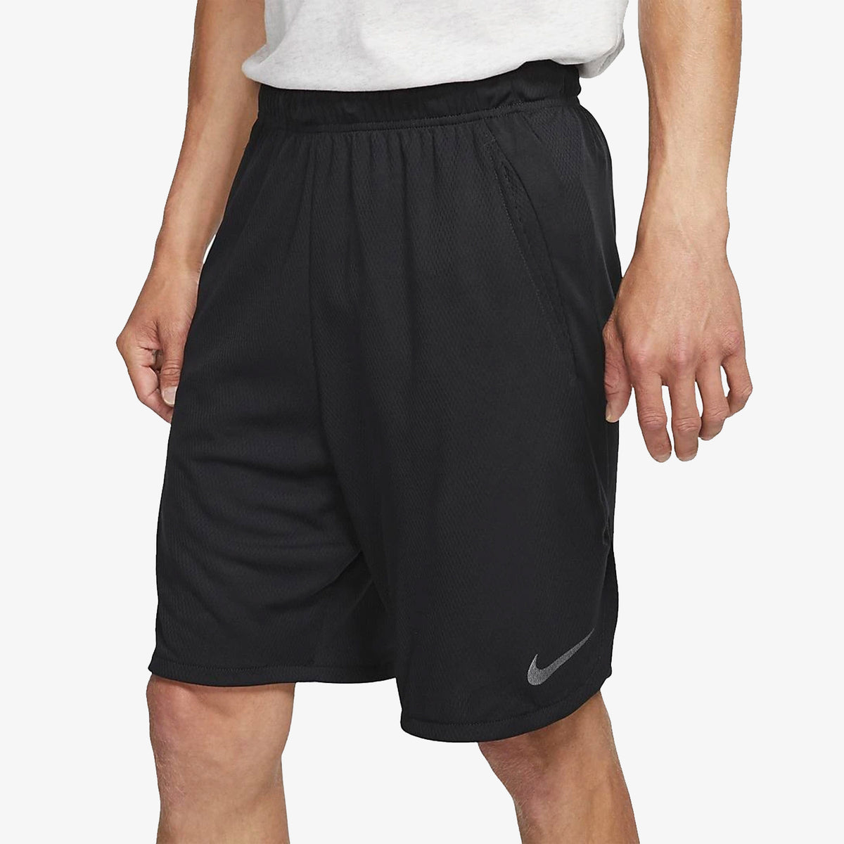 Men&#39;s Woven 9&quot; Training Shorts Dri-FIT-Black/Dark Grey - 890811-010-NIKE by Nike | Available at Niky&#39;s Sports