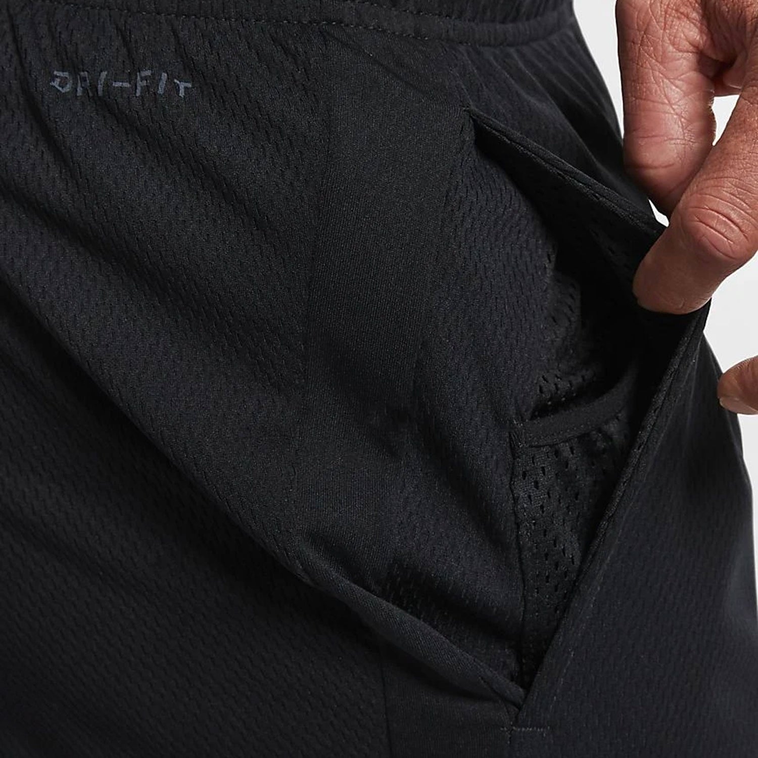 Men's Woven 9" Training Shorts Dri-FIT-Black/Dark Grey - 890811-010-NIKE by Nike | Available at Niky's Sports