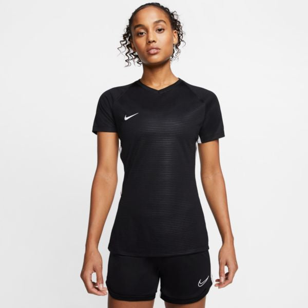 Women's Tiempo Premier SS Soccer Jersey - Black