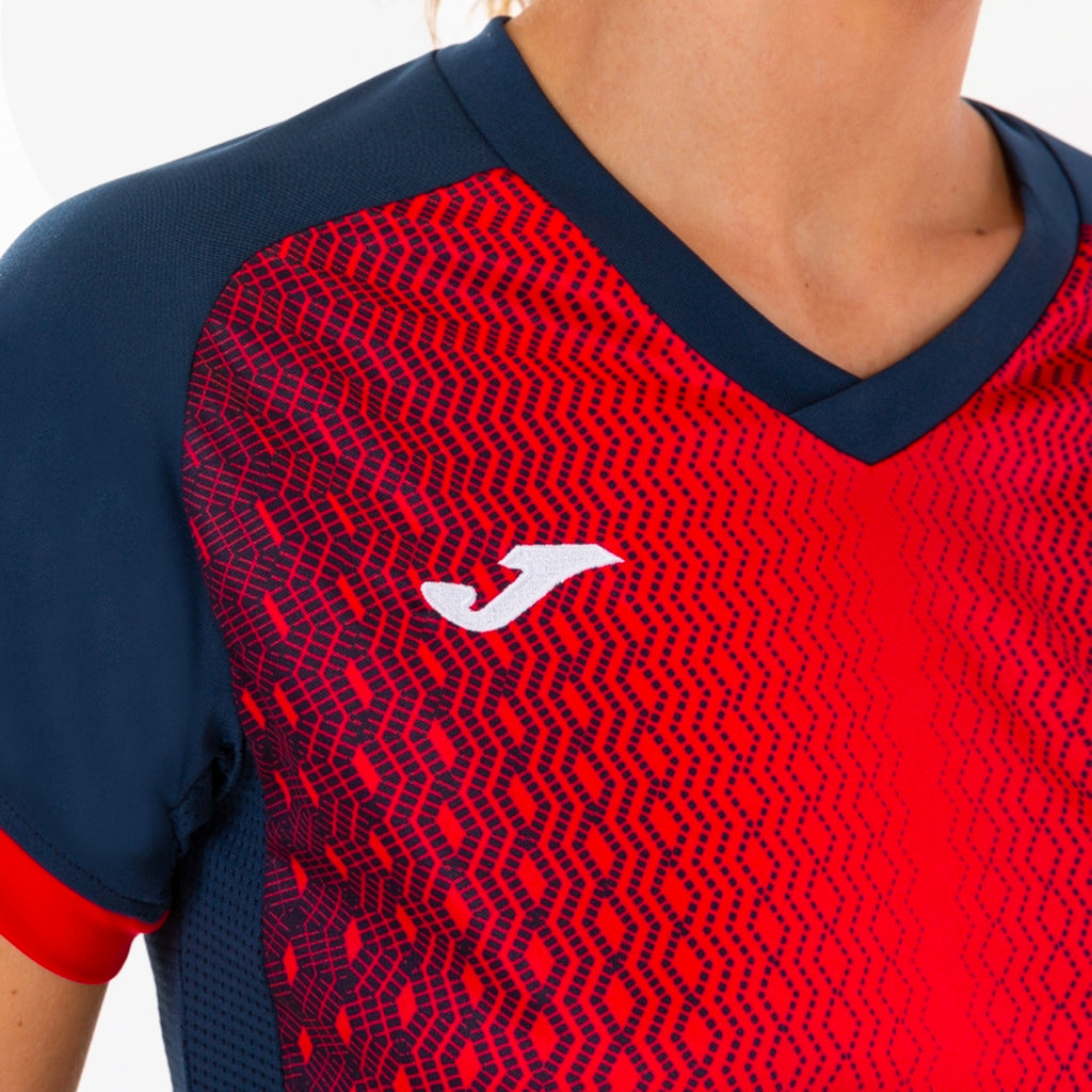 Supernova S/S T-Shirt - Navy/Red - 900890.336-JOMA by Joma | Available at Niky's Sports