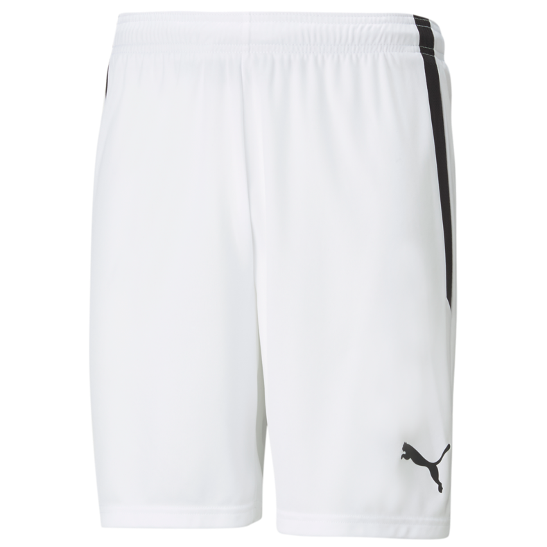 Puma Men's Team Liga 25 Soccer Shorts - White - 704924-04-PUMA by Puma | Available at Niky's Sports