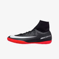 Men's Mercurial Victory VI DF Indoor Shoes - Black & Red - 903613-002-NIKE by Nike | Available at Niky's Sports