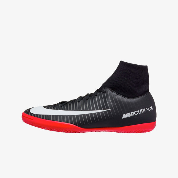 Men's Mercurial Victory VI DF Indoor Shoes - Black & Red