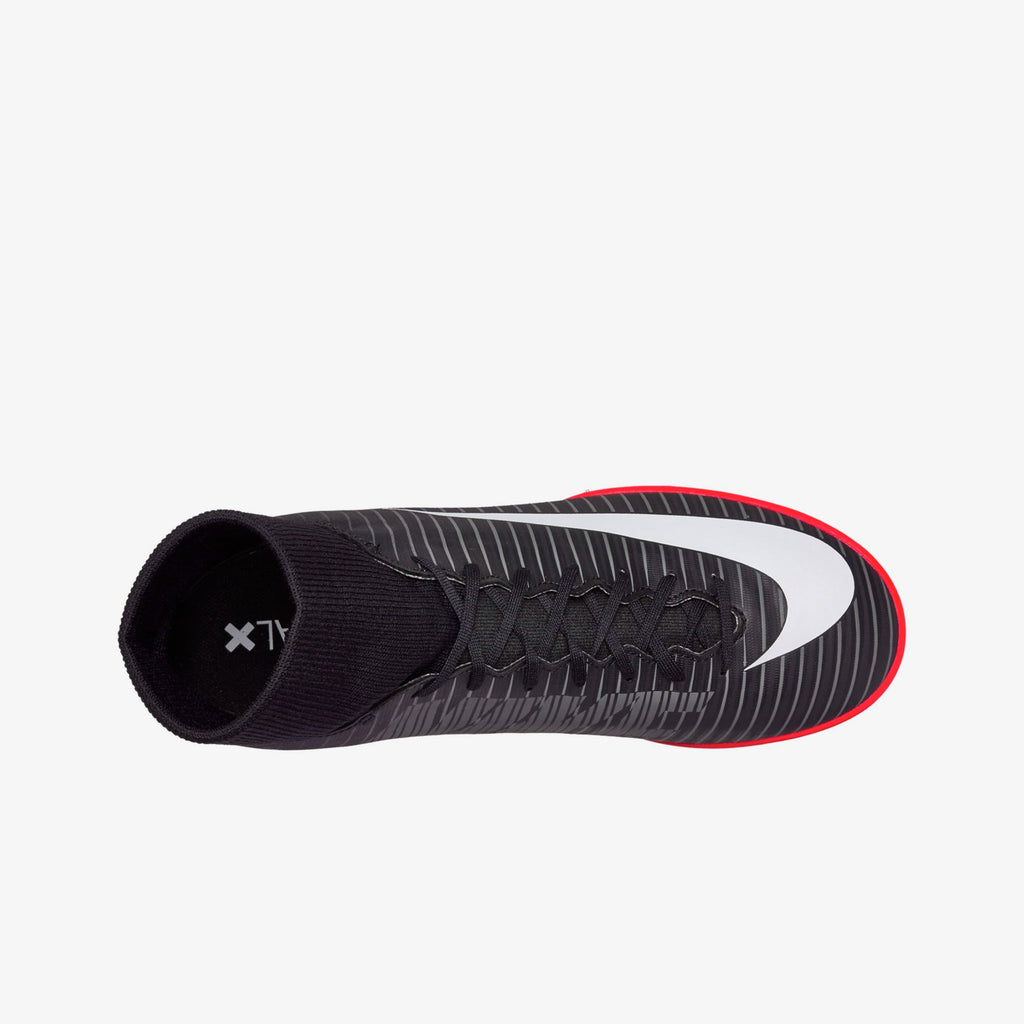 Men's Mercurial Victory VI DF Indoor Shoes - Black & Red - 903613-002-NIKE by Nike | Available at Niky's Sports