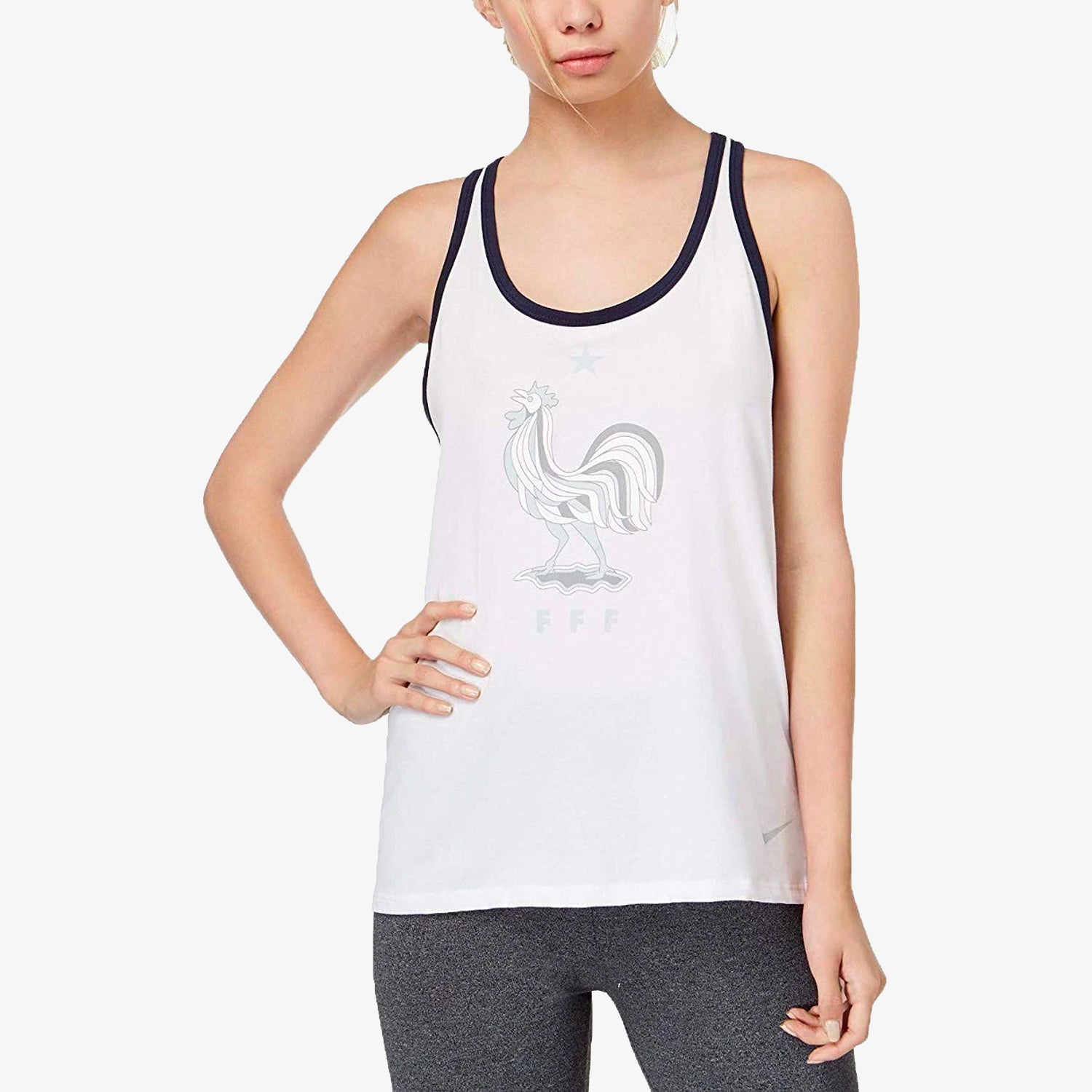 Women's France Dry Tank Top - 908339-100-NIKE by Nike | Available at Niky's Sports