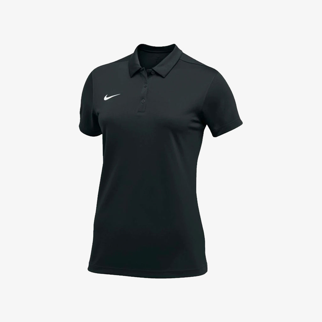 Womens Team Polo - Black - 908426-010-NIKE by Nike | Available at Niky's Sports