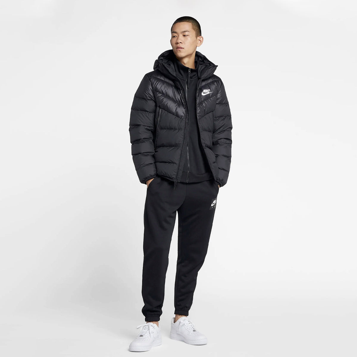 Sportswear Windrunner Down Fill Puffer Jacket - 928833-010-NIKE by Nike | Available at Niky's Sports