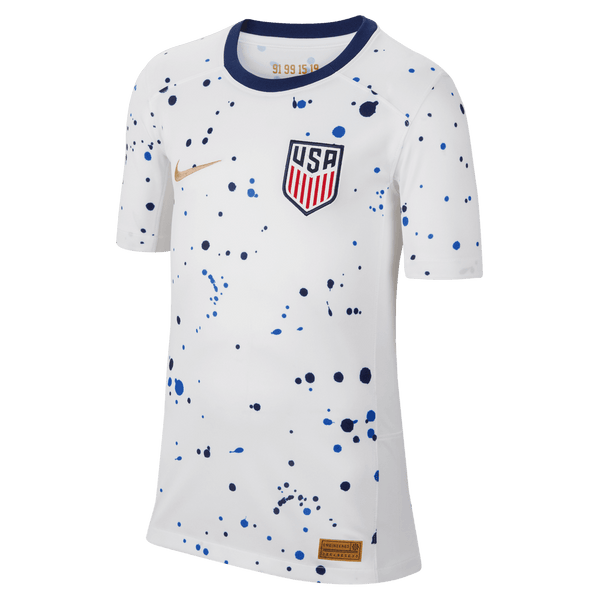 USMNT 2022/23 Stadium Home Big Kids' Nike Dri-FIT Soccer Jersey