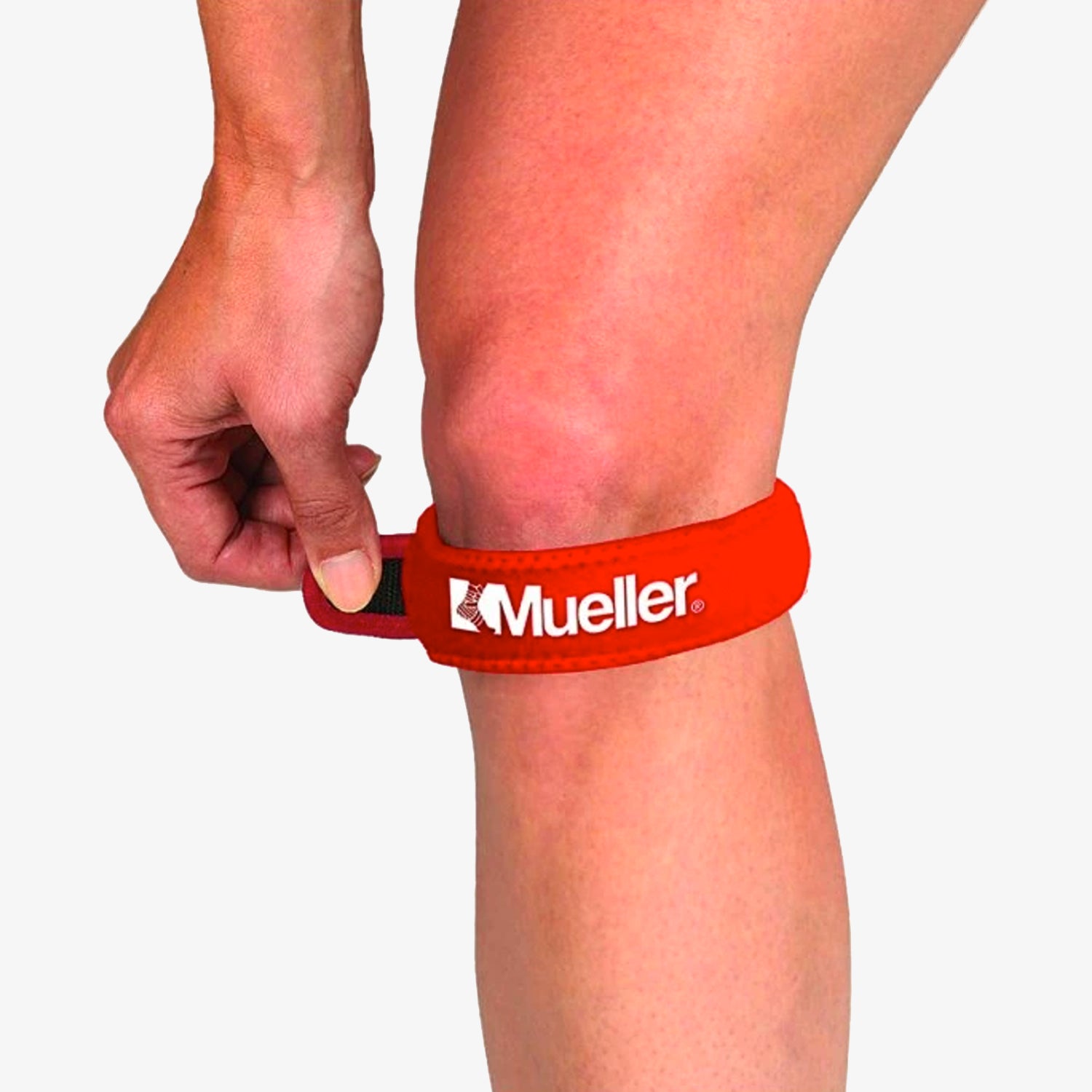 Jumpers Knee Strap Red - 991-MUELLER by Mueller | Available at Niky's Sports