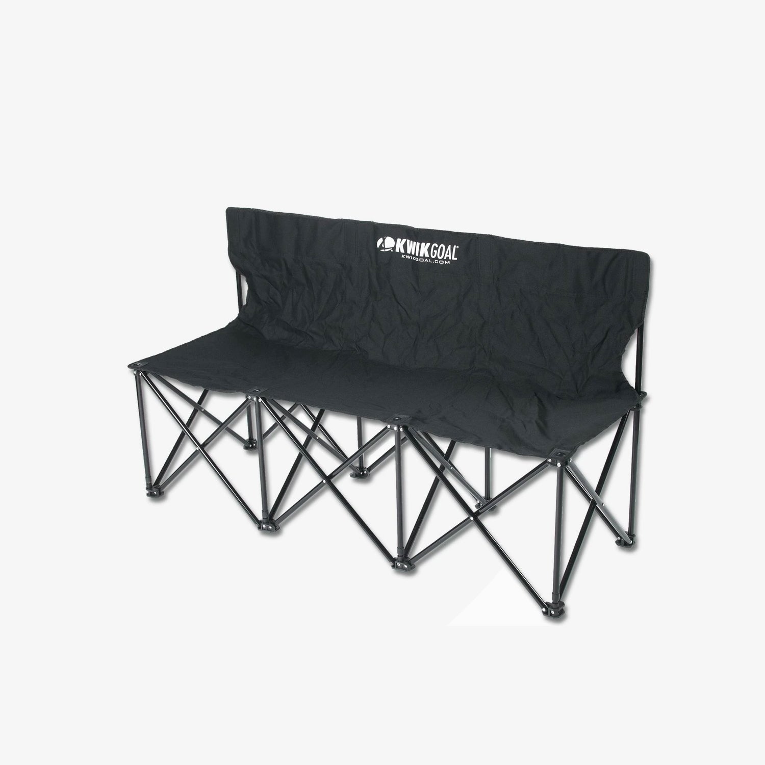 Three Seat Bench - Black - 9B903-KWIKGOAL by Kwikgoal | Available at Niky's Sports