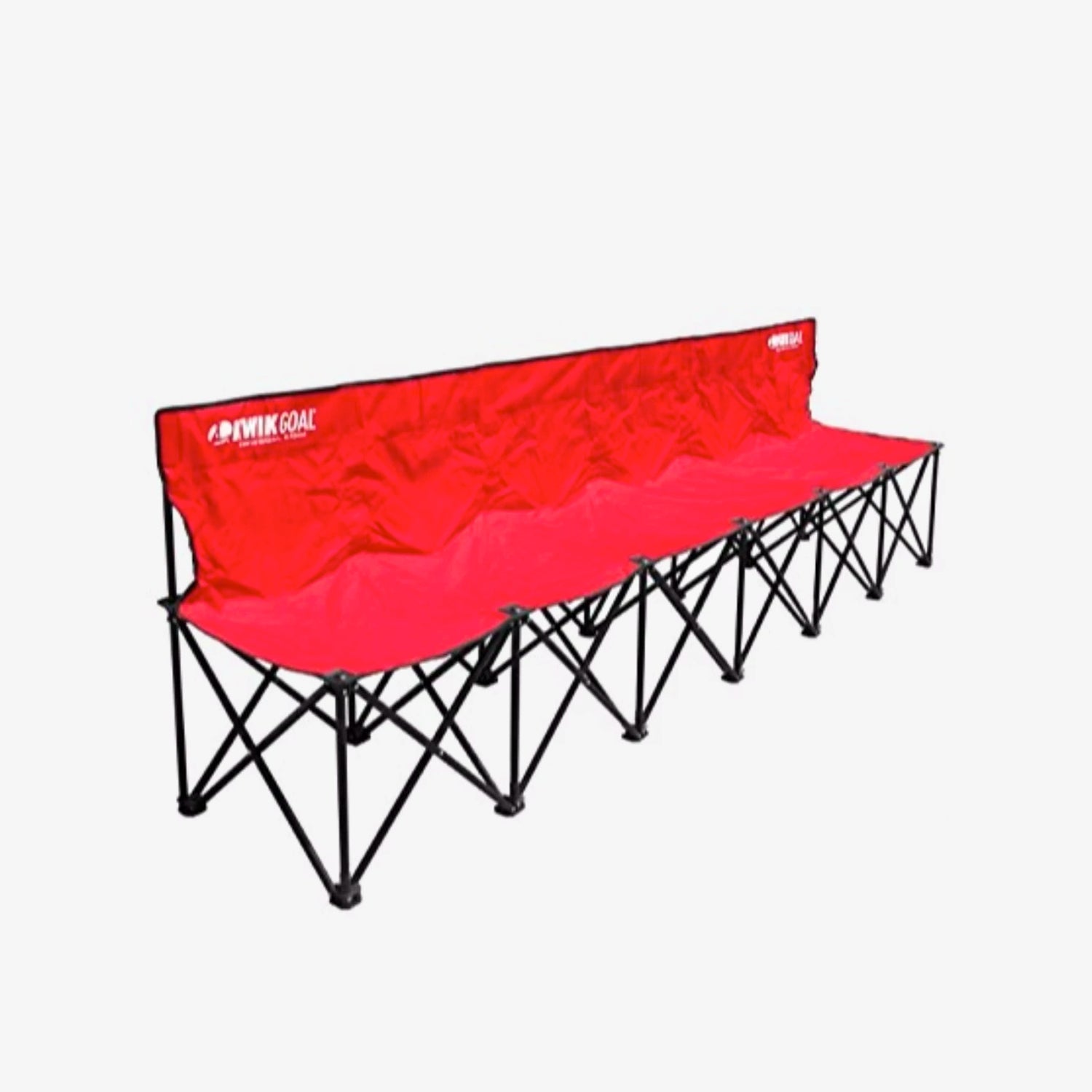 Kwik Goal 6 Seat Bench Red
