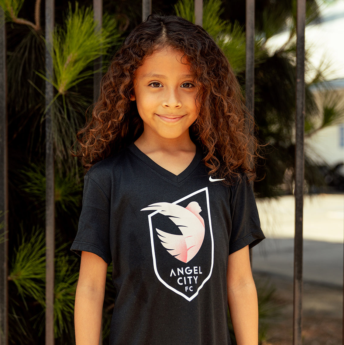 ANGEL CITY FC DRIFIT TEE GIRLS - G21555-BLK-NIKE by Nike | Available at Niky's Sports
