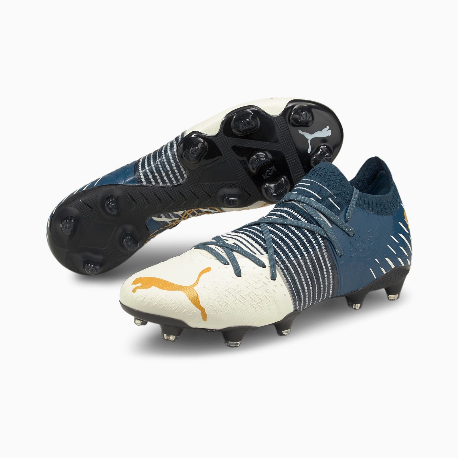 通販生活 ファッション Z Future MILE FIRST x PUMA 1.2 Cleats Soccer FG/AG M シューズ