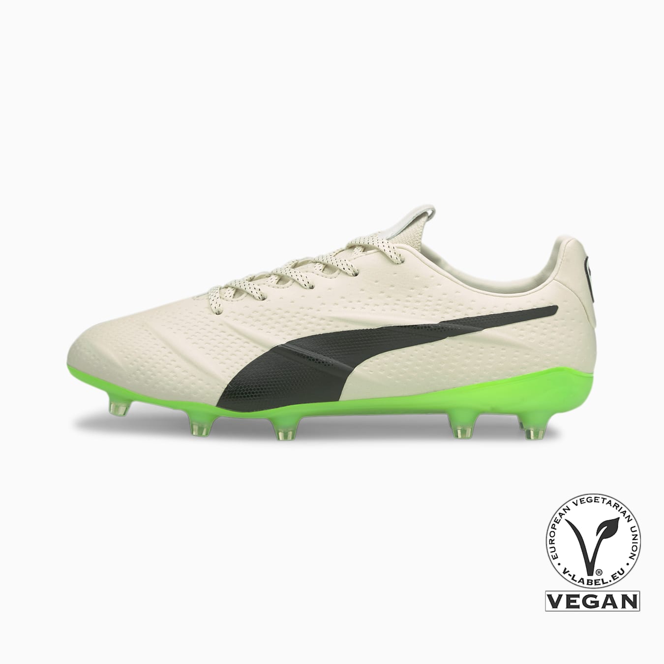 Puma King Platinum 21 VGN FG/AG Men's Soccer Cleats - 106675-01-PUMA by Puma | Available at Niky's Sports
