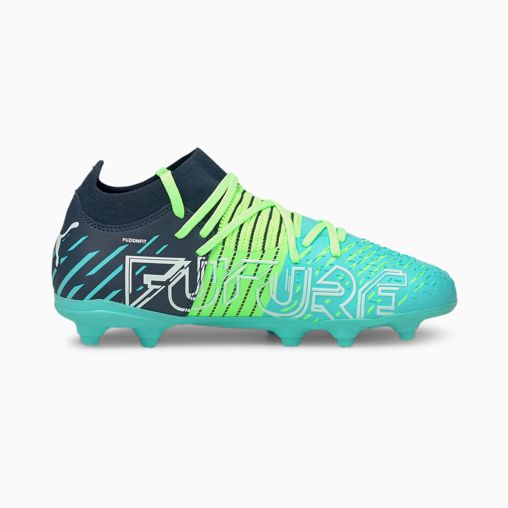 Puma Youth Future Z 3.2 FG AG Soccer Shoes Green - 106501-03-PUMA by Puma | Available at Niky's Sports