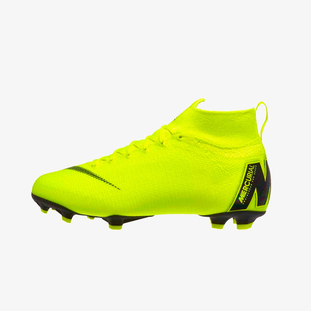 Jr. Superfly 6 Elite Firmground Soccer Shoes - Volt