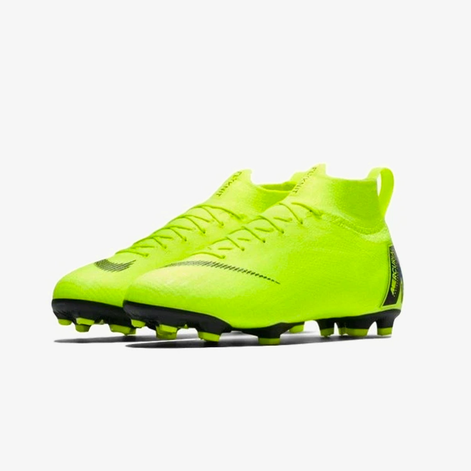 Jr. Superfly 6 Elite Firmground Soccer Shoes - Volt