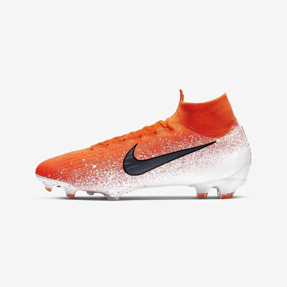 Men's Superfly 6 Elite FG Cleats - Hyper Crimson/White/Metallic Silver/Black