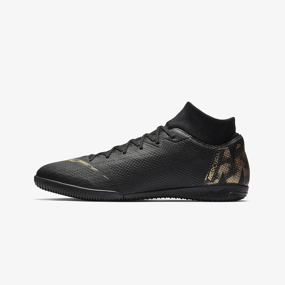 Men's SuperflyX 6 Academy Indoor Soccer Shoes - Black - AH7369-077-NIKE by Nike | Available at Niky's Sports