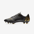 Men's Vapor 12 Pro FG Soccer Cleats - Black/Metallic Vivid Gold - AH7382-077-NIKE by Nike | Available at Niky's Sports
