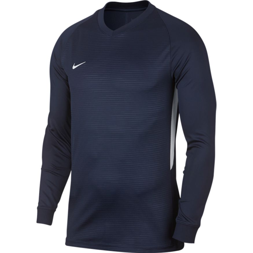 Nike Tiempo Premier Big Kids' Long-Sleeve Soccer Jersey - AH8852-419-NIKE by Nike | Available at Niky's Sports