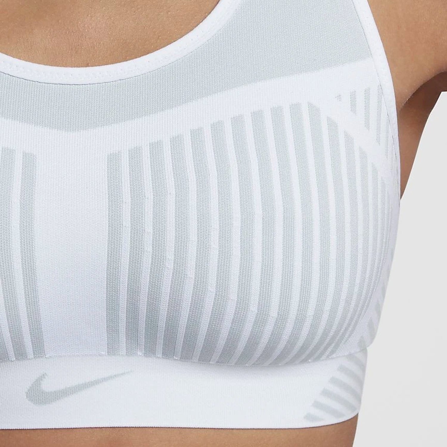 FE/NOM Flyknit Women's High-Support Sports Bra - AJ4047-100-NIKE by Nike | Available at Niky's Sports