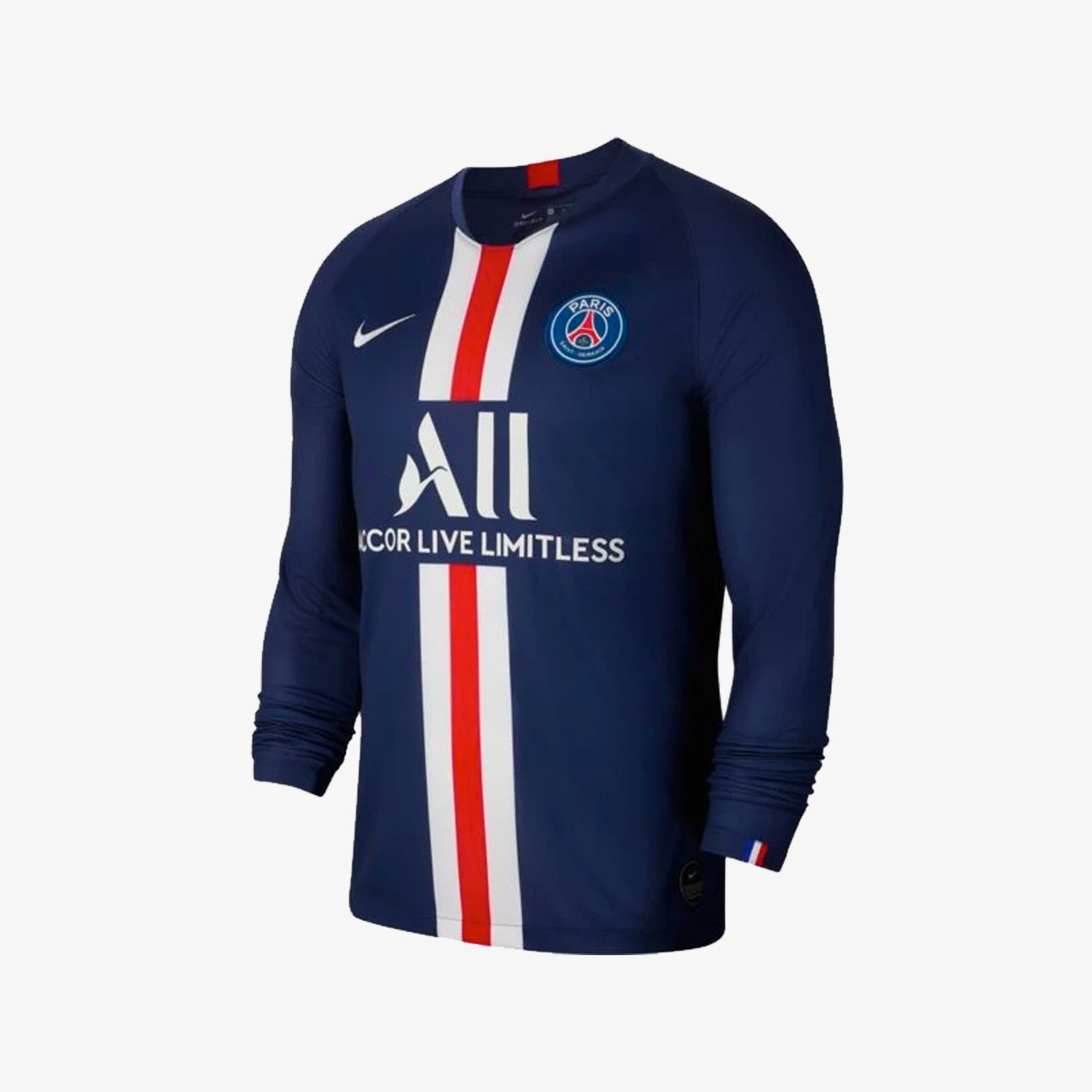 Paris Saint-Germain Stadium Long Sleeve Jersey Home Men's - AJ5682-411-NIKE by Nike | Available at Niky's Sports