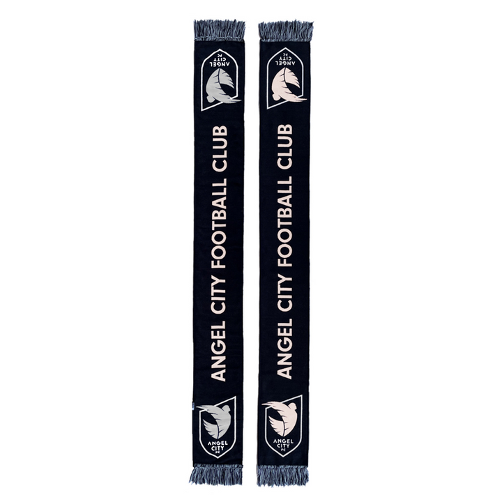 Angel City FC Classic Crest Woven Scarf - ACFCSCLSC-NS by Ns | Available at Niky's Sports