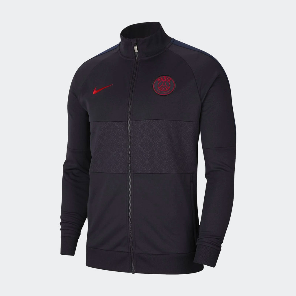 Paris Saint-Germain I96 Raglan Jacket - Charcoal - AO5453-081-NIKE by Nike | Available at Niky's Sports