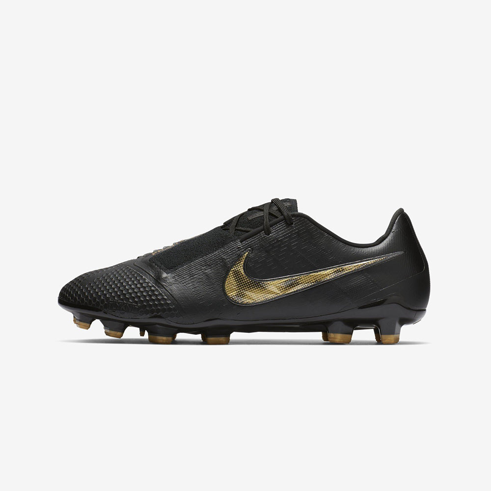 Phantom VNM Elite FG Soccer Cleats - Black/Metallic Vivid Gold