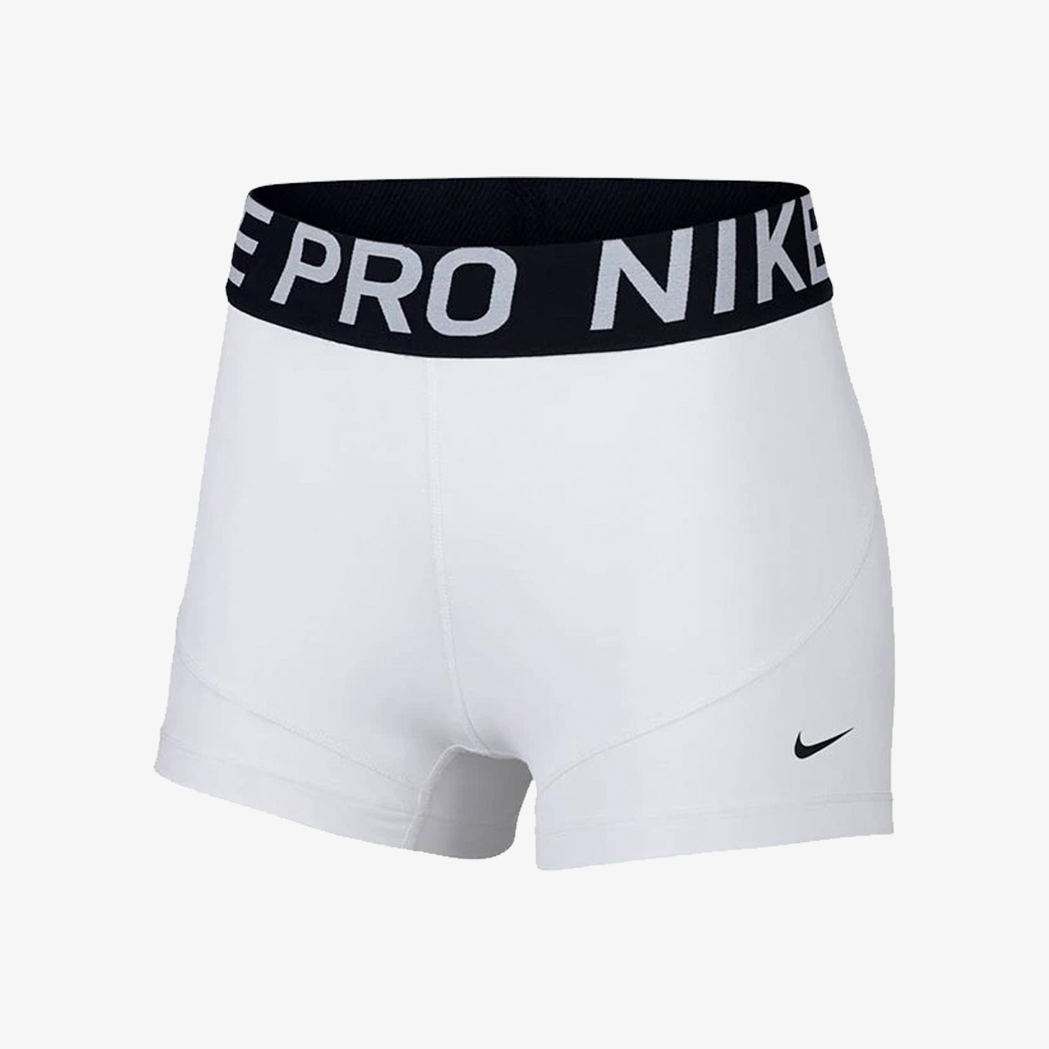 capitalismo primer ministro Barra oblicua Nike Pro Women's Shorts - White