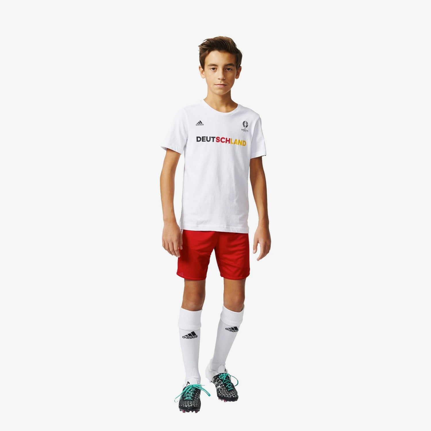 Youth Regista 16 Short - Red - AP1874-ADIDAS by Adidas | Available at Niky's Sports