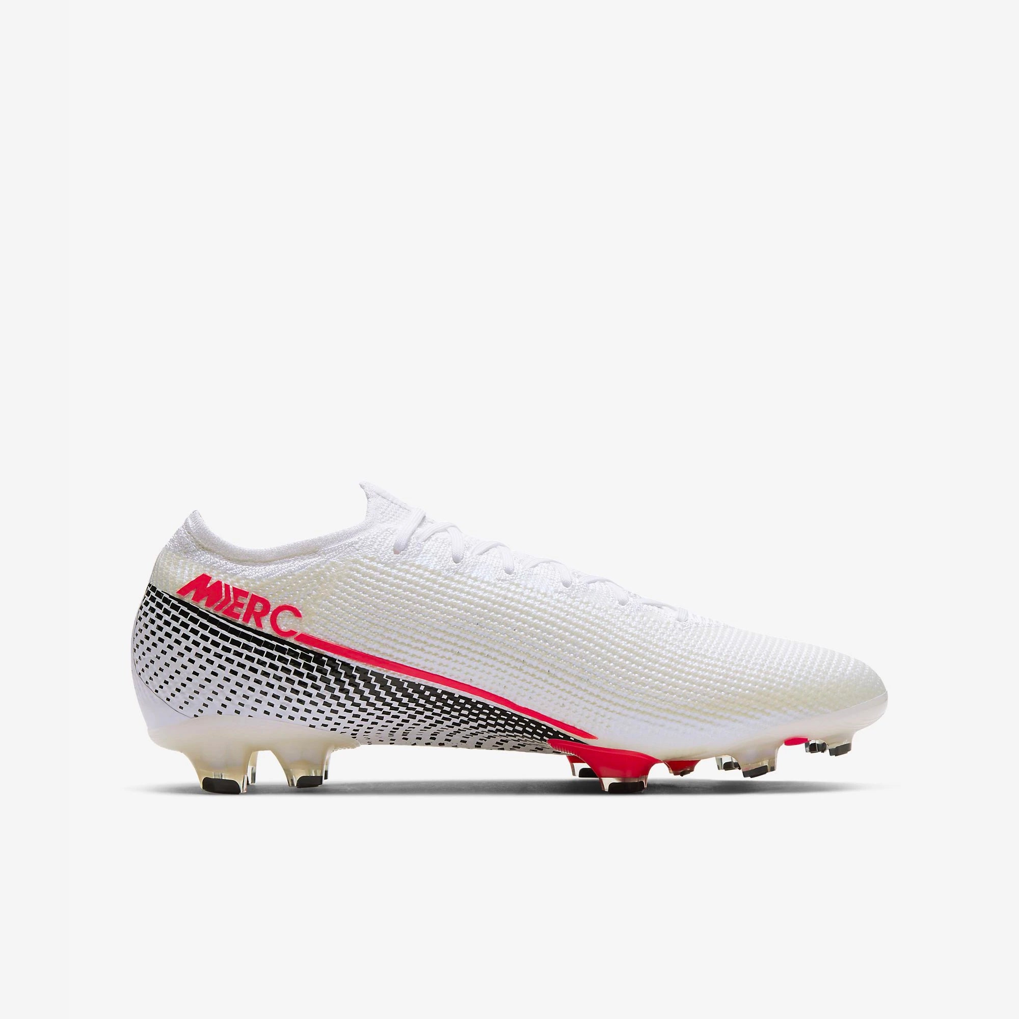 Men's Vapor 13 Elite Firm Ground Soccer Cleat White/Black