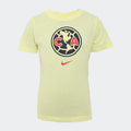 Club America Kids Evergreen Crest Tee - AQ7849-706-NIKE by Nike | Available at Niky's Sports