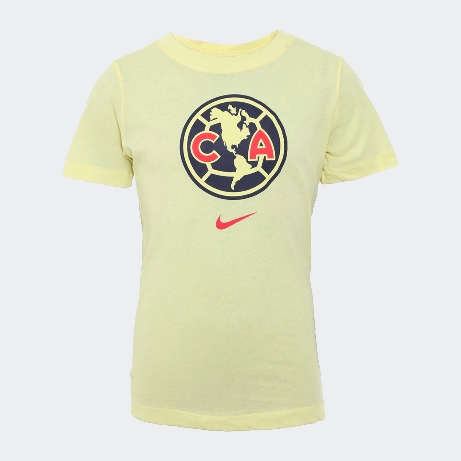Club America Kids Evergreen Crest Tee - AQ7849-706-NIKE by Nike | Available at Niky's Sports