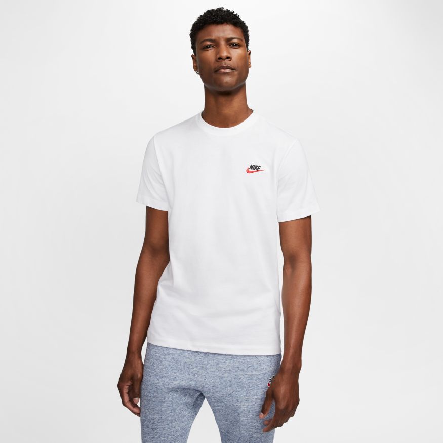 Nike Sportswear Club Men's T-Shirt - AR4997-100-NIKE by Nike | Available at Niky's Sports