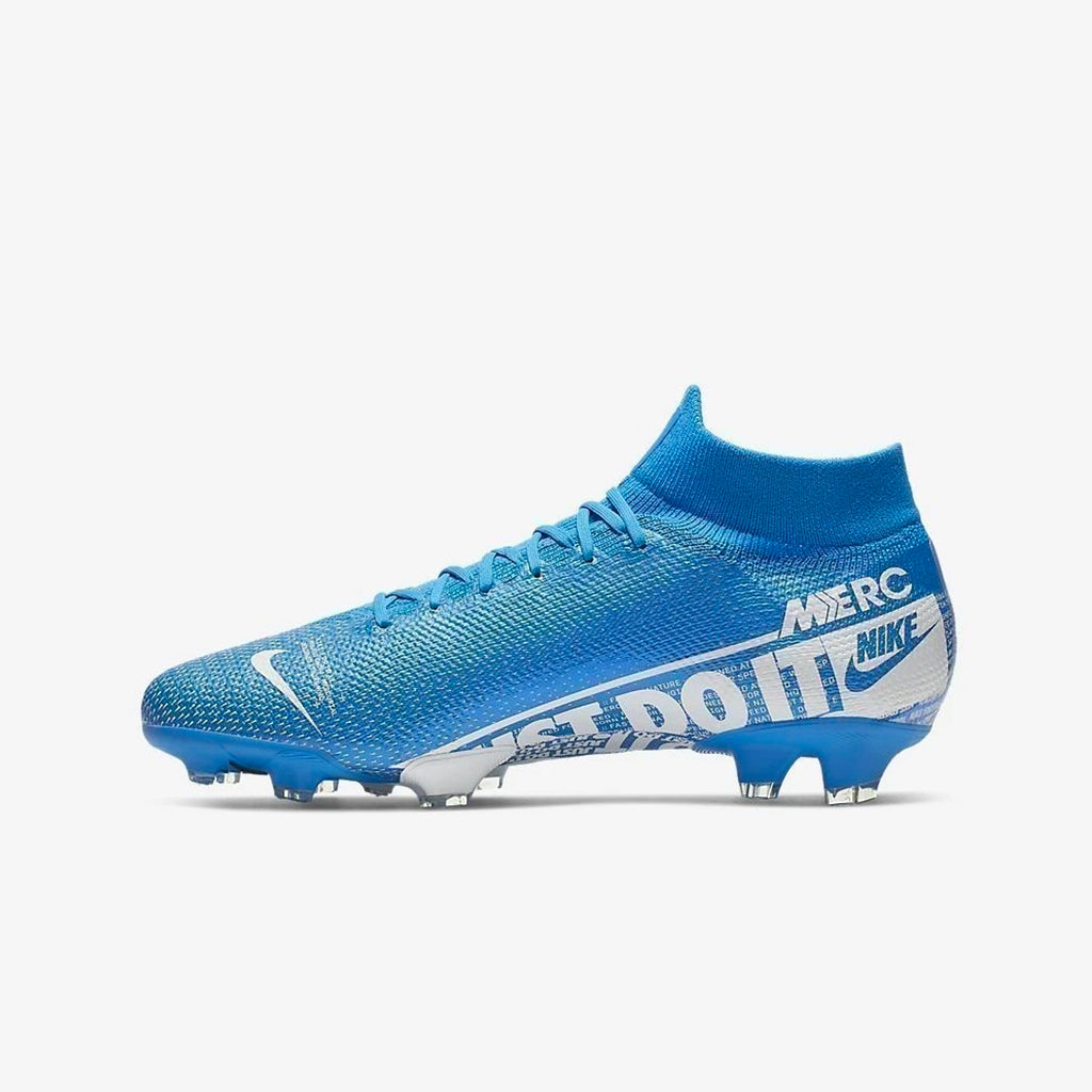 Mercurial Superfly 7 Pro FG-Blue Hero/Obsidian/White - AT5382-414-NIKE by Nike | Available at Niky's Sports