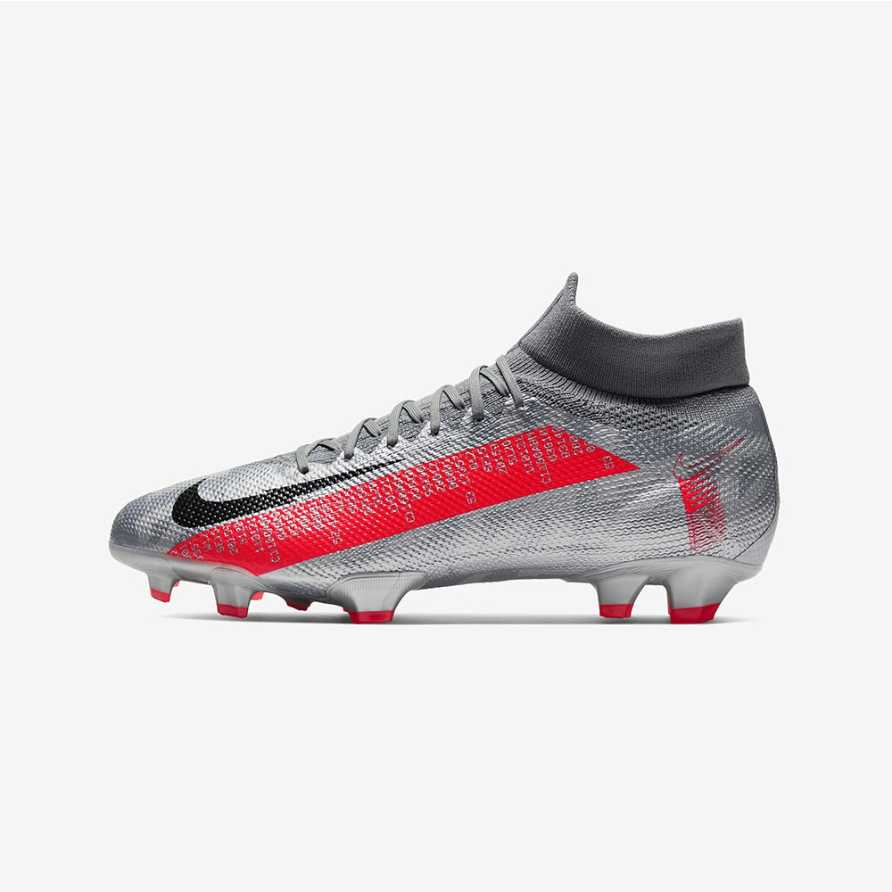 Men's Mercurial Superfly 7 Pro Firm Ground Soccer Shoes Silver - AT5382-906-NIKE by Nike | Available at Niky's Sports