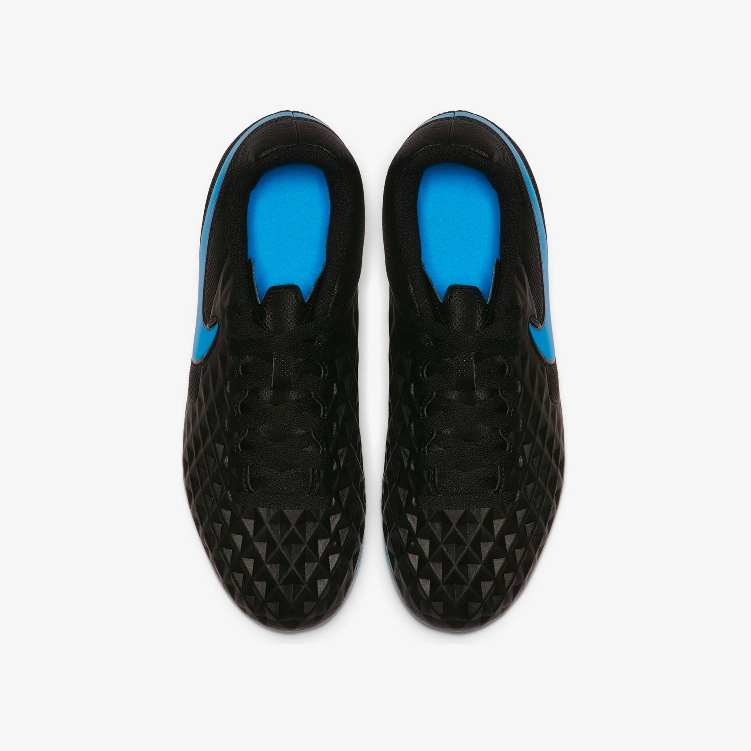 Kid's Tiempo Legend 8 Club Multi-Ground Cleats - Black/Blue Hero - AT5881-004-NIKE by Nike | Available at Niky's Sports