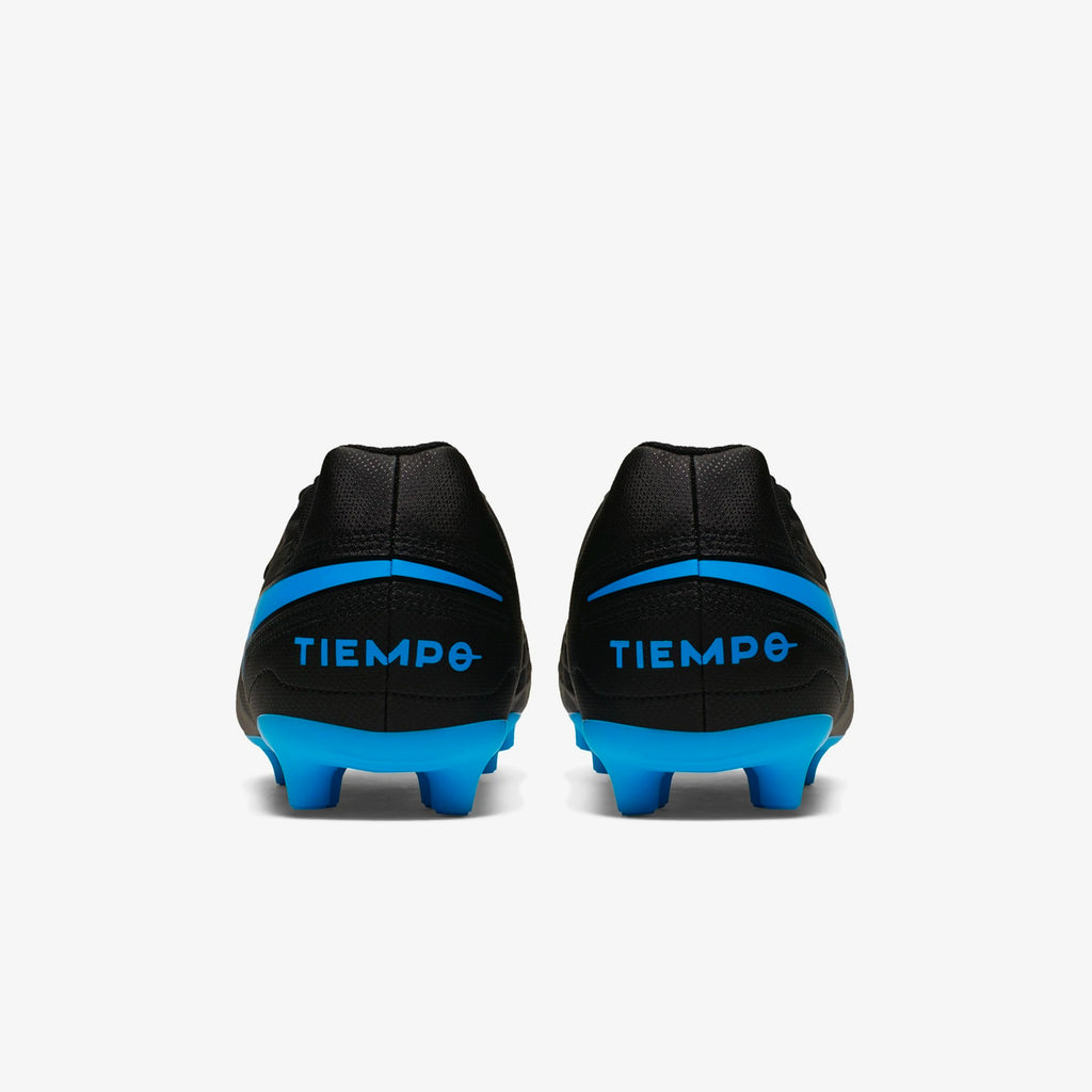 Kid's Tiempo Legend 8 Club Multi-Ground Cleats - Black/Blue Hero - AT5881-004-NIKE by Nike | Available at Niky's Sports