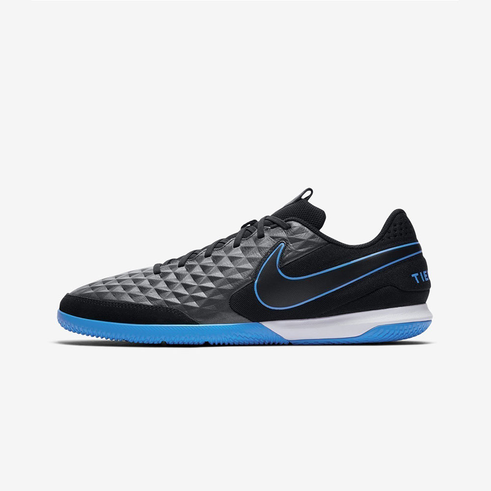 Tiempo Legend 8 Academy Indoor Shoes - Black/Blue Hero/Black - AT6099-004-NIKE by Nike | Available at Niky's Sports