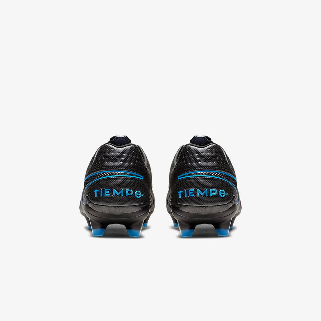 Men's Tiempo Legend 8 Pro FG Cleats - Black/Blue Hero - AT6133-004-NIKE by Nike | Available at Niky's Sports