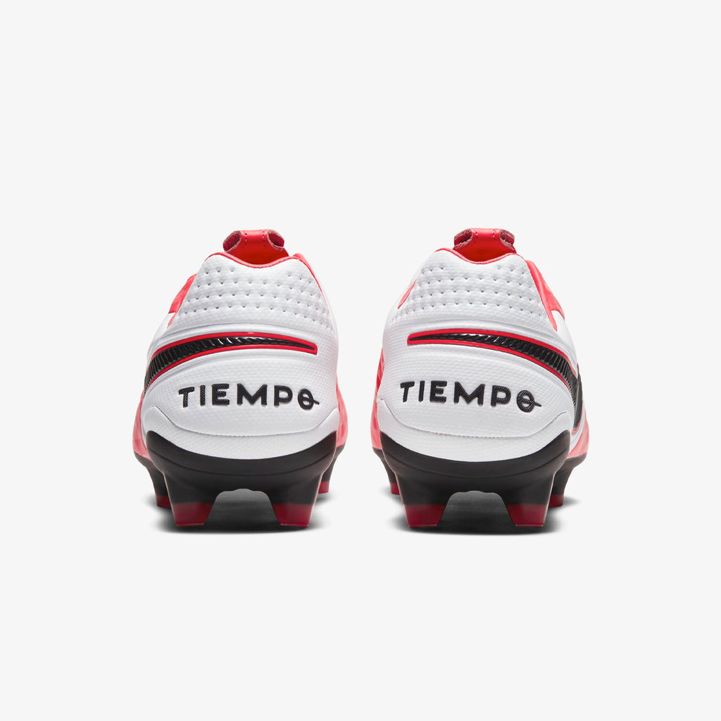 Men's Tiempo Legend 8 Pro FG Firm-Ground Soccer Cleat Red/White - AT6133-606-NIKE by Nike | Available at Niky's Sports