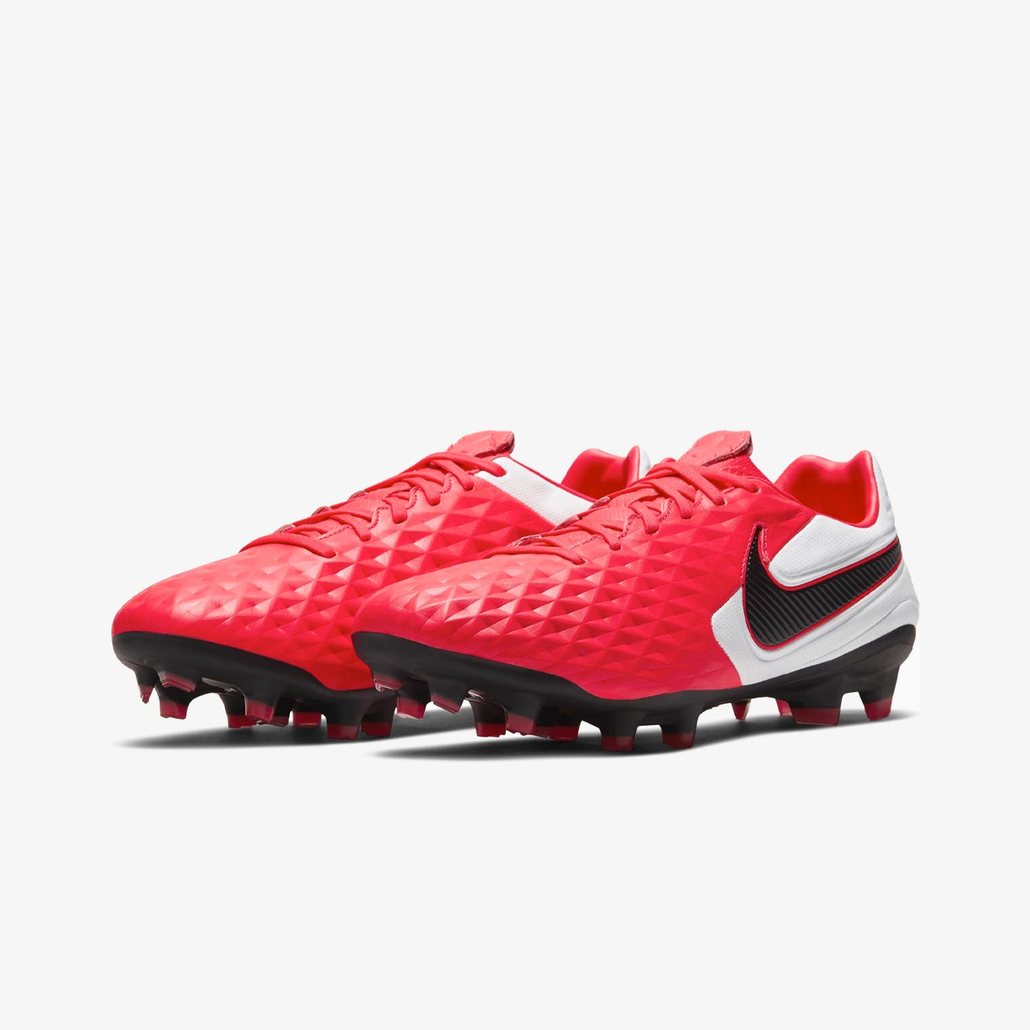 Men's Tiempo Legend 8 Pro FG Firm-Ground Soccer Cleat Red/White - AT6133-606-NIKE by Nike | Available at Niky's Sports