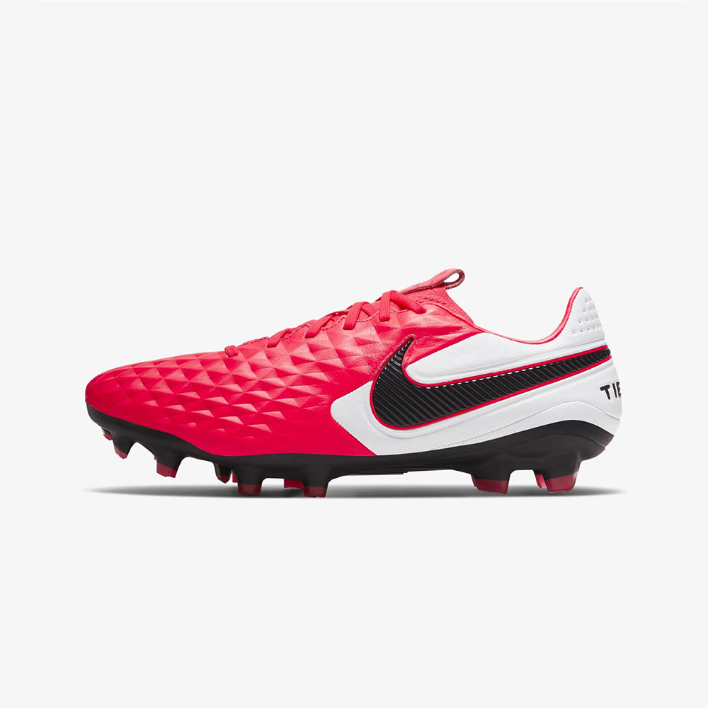 Men's Tiempo Legend 8 Pro FG Firm-Ground Soccer Cleat Red/White - AT6133-606-NIKE by Nike | Available at Niky's Sports