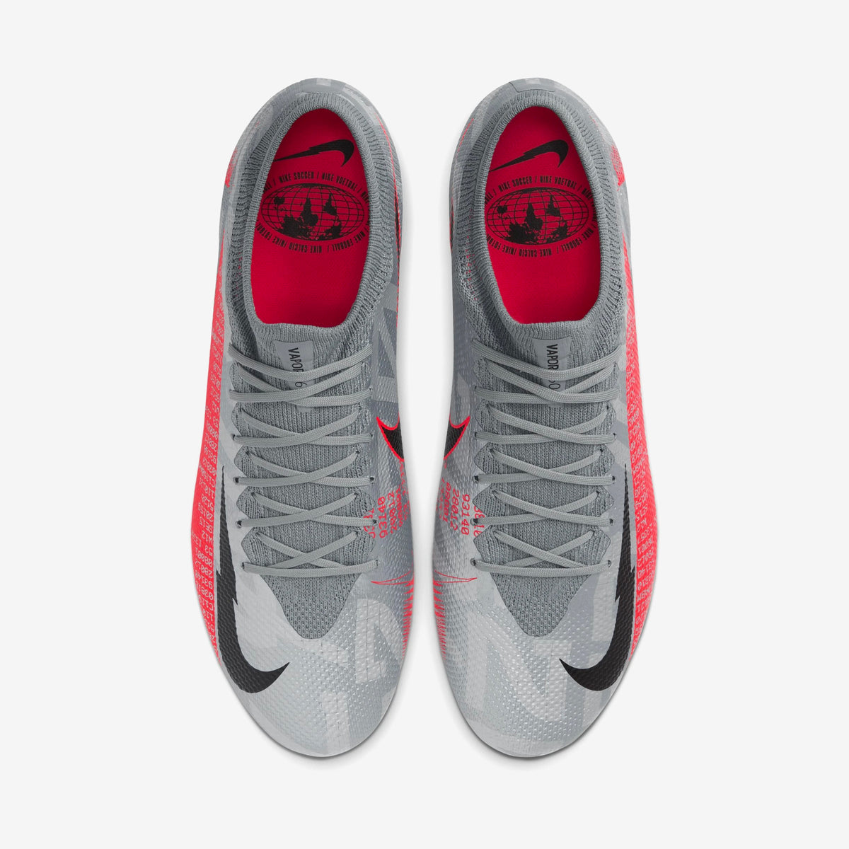 Men's Mercurial Vapor 13 Pro Firm Ground Soccer Shoes Silver