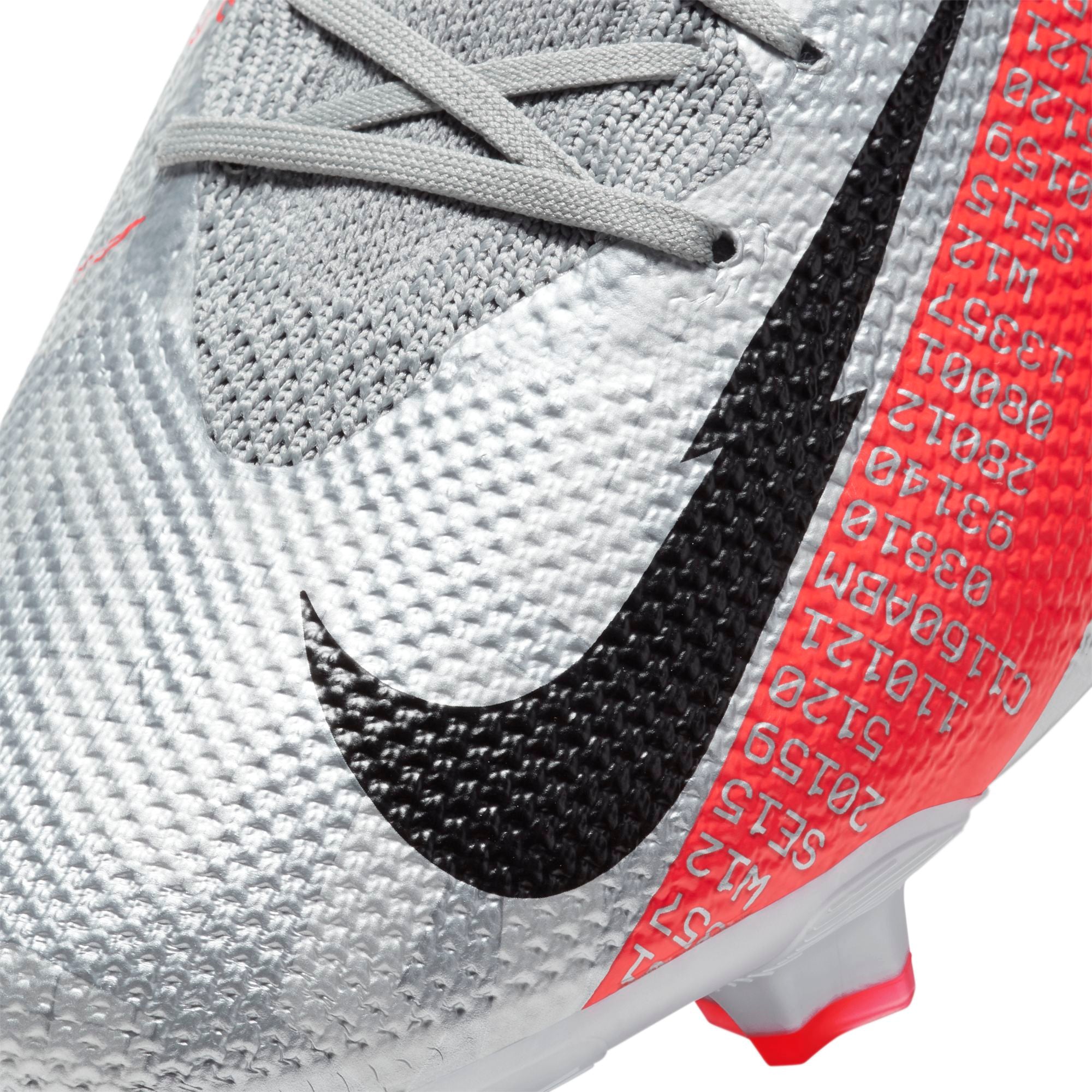Men's Mercurial Vapor 13 Pro Firm Ground Soccer Shoes Silver