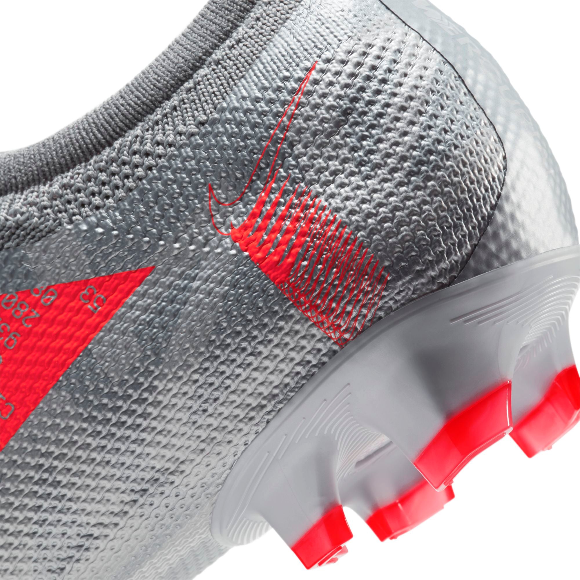 Men's Mercurial Vapor 13 Pro Firm Ground Soccer Shoes Silver
